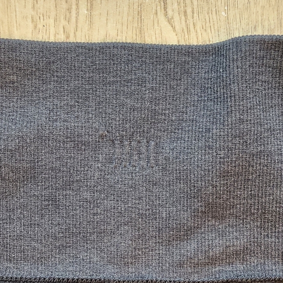 Lululemon Athletica In The Flow Crop II Leggings in Dark Grey / Black Sz 10 - Picture 5 of 5